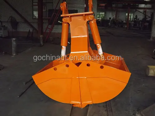 HUITONG High Quality Clamp Shell Bucket Rotating Hydraulic Clamshell Bucket For 5 10 20 30 45 Ton Excavator