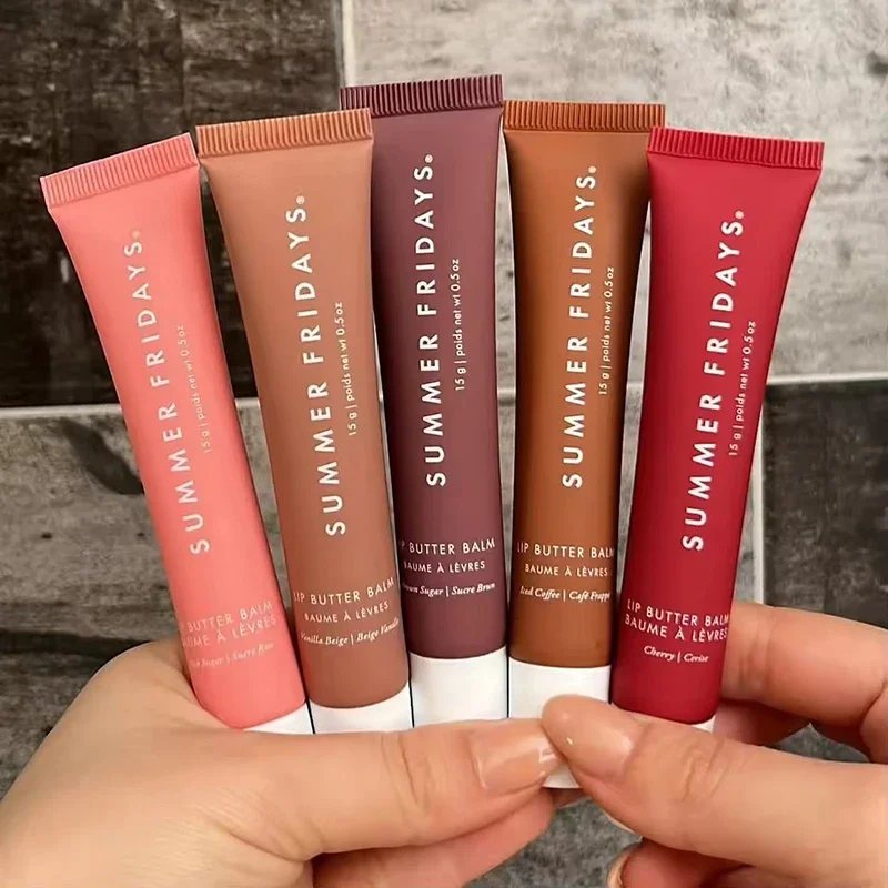 Modischer Hot Summer Fridays Marken-Lippenbalsam in Mehrfarben, Hot Cocoa Toasted Marshmallow Jet Lag Maske, Feuchtigkeitsspendender Lipgloss, Make-up