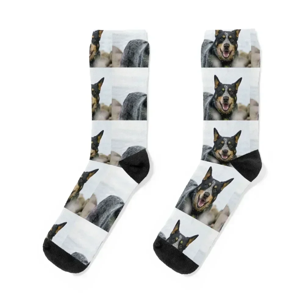 

226 blue Socks compression with print soccer anti-slip loose Man Socks Women's