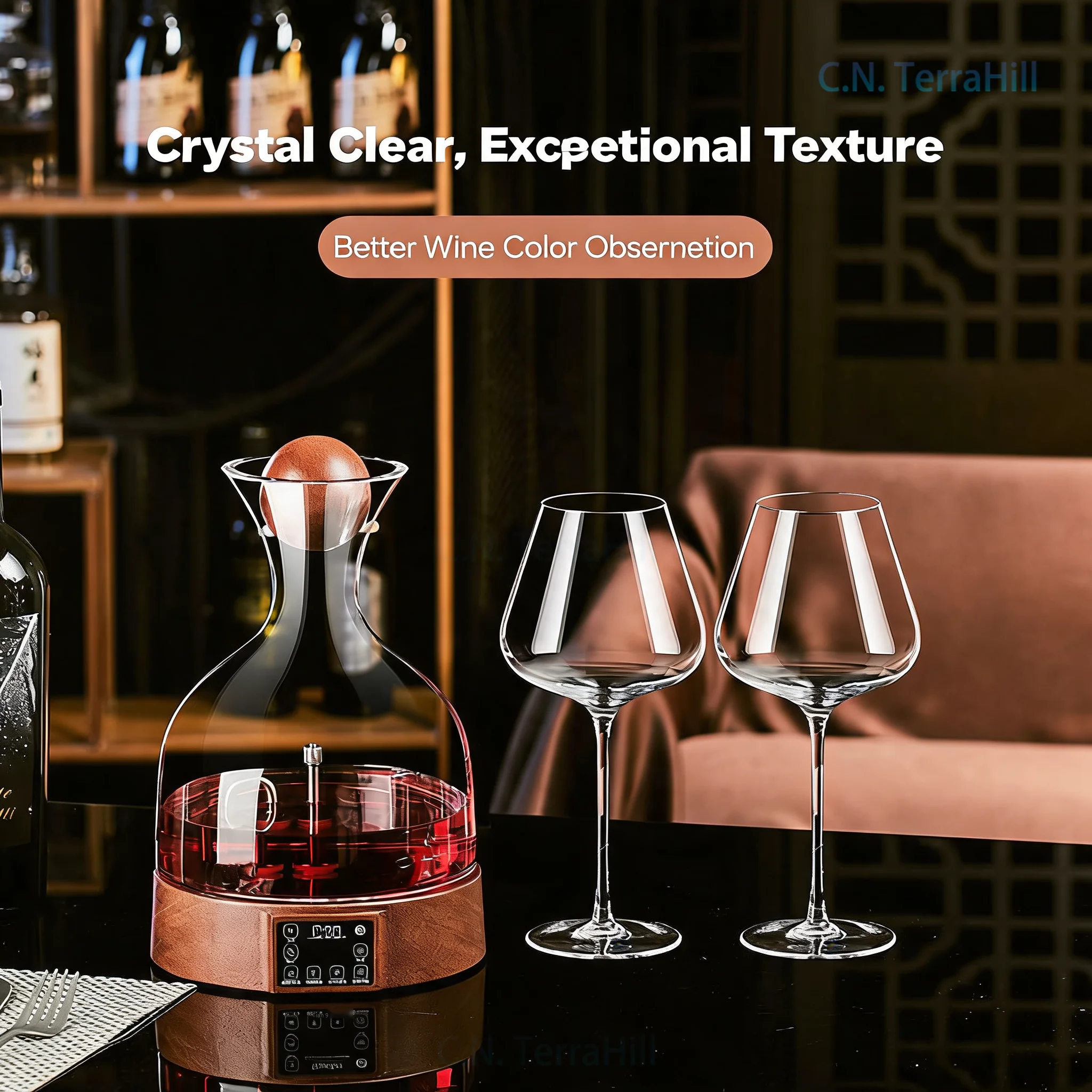 Automatyczny elektryczny zesta – Decanter Aerator Set recenzja i cena