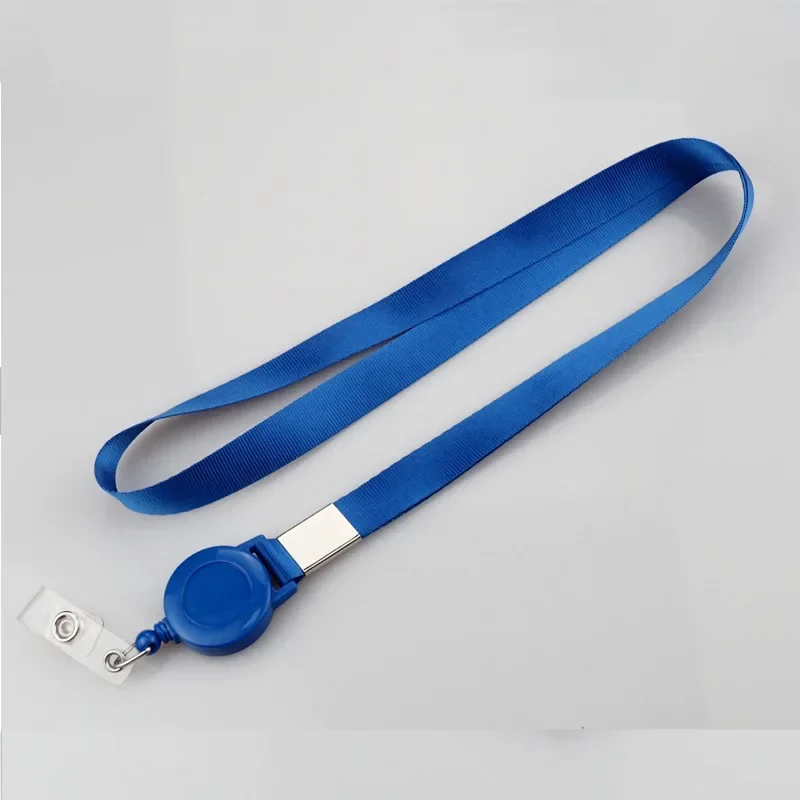 1.5cm Wide Easy To Pull Buckle Hanging RopeChest Card Hanging Strap Card Sleeve Work Permit Lanyard Id Card Holder