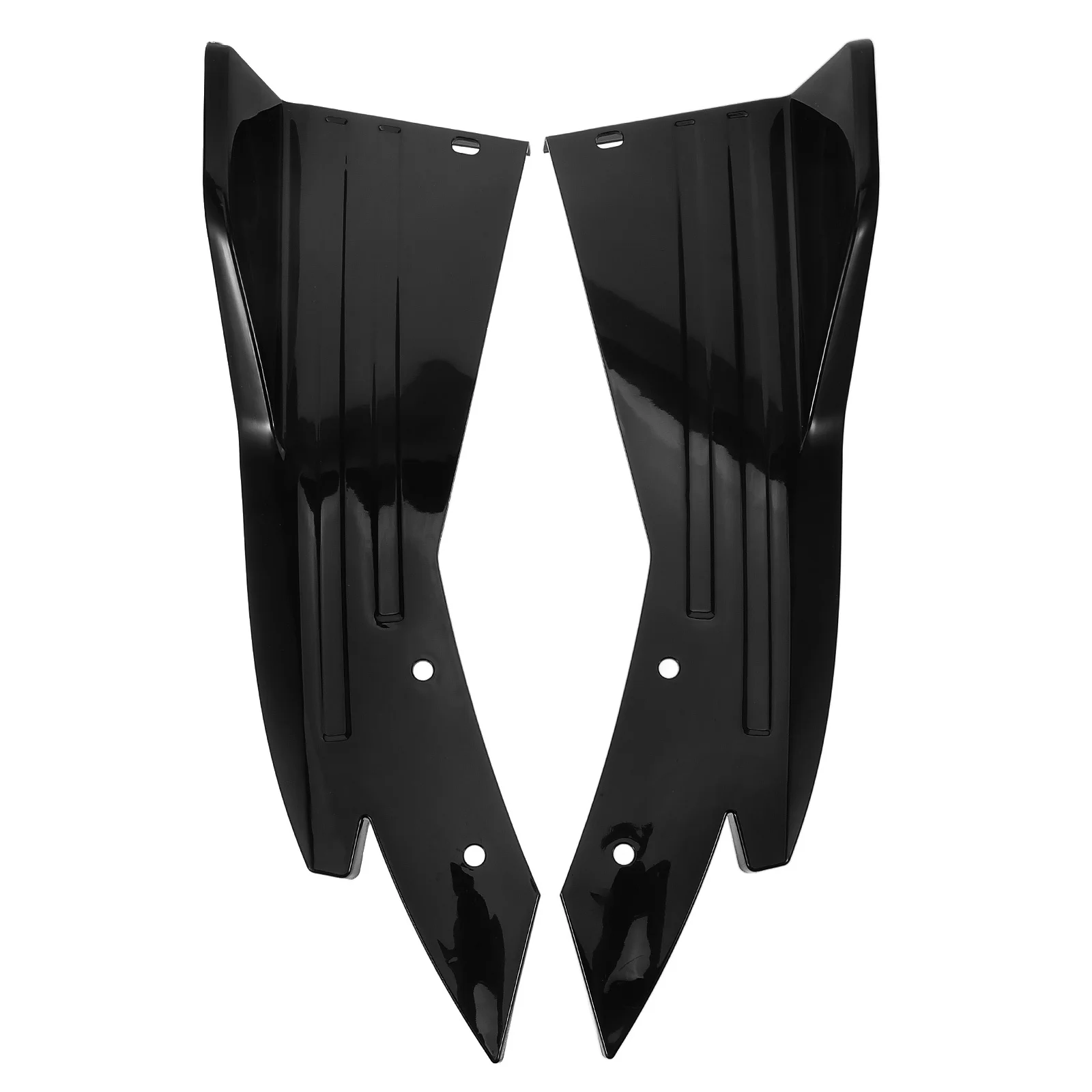 

1 Pair Car Bumper Diffuser Abs Exterior Auto Accessories Stylish Rear Spoiler Universal Fitment Rear Bumper Splitter Car