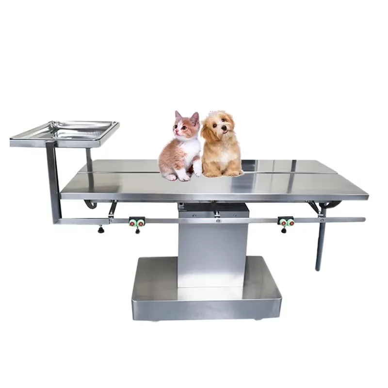 

Operating Table for Animals Veterinary Surgery Stainless Steel Electric Table for Animal Care and Supplies