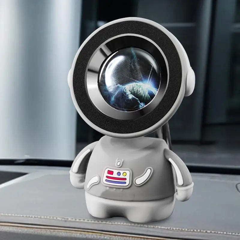 Магнитный держатель сотового телефона для автомобильной подставки для телефона, автомобильное крепление, вращение на 360 градусов, дизайн астронавта, стабильный кронштейн для большинства