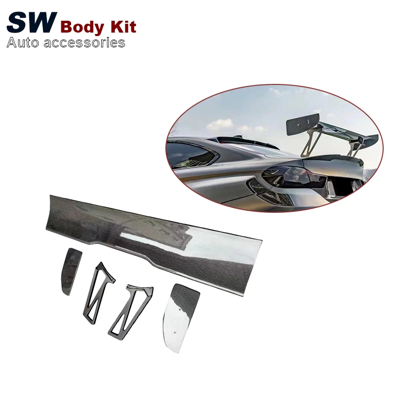 

RPK style carbon fiber high wing rear spoiler GT racing trunk spoiler for all BMW M2/M3/M4/M5/M6 sedans