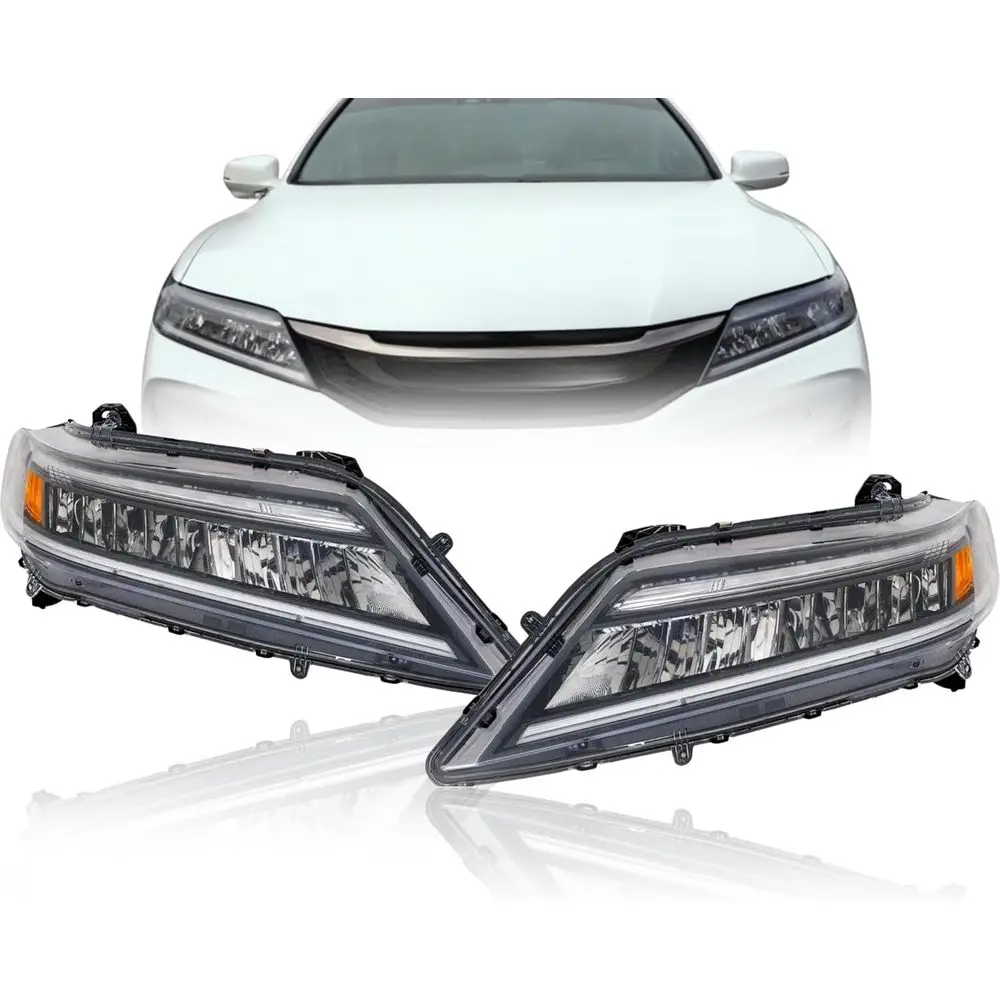 

Запасные светодиодные фары для Honda Accord Touring V6 Coupe 2016-2017, комплект из двух штук (левая и правая) с лампами, соответствуют стандартам DOT и SAE.