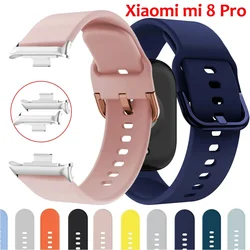 Silikonowy pasek do Xiaomi Mi Band 8 Pro Zamiennik Kobiety Mężczyźni Sportowy inteligentny zegarek Opaska na rękę Bransoletka Pasek do zegarka Redmi Watch 4