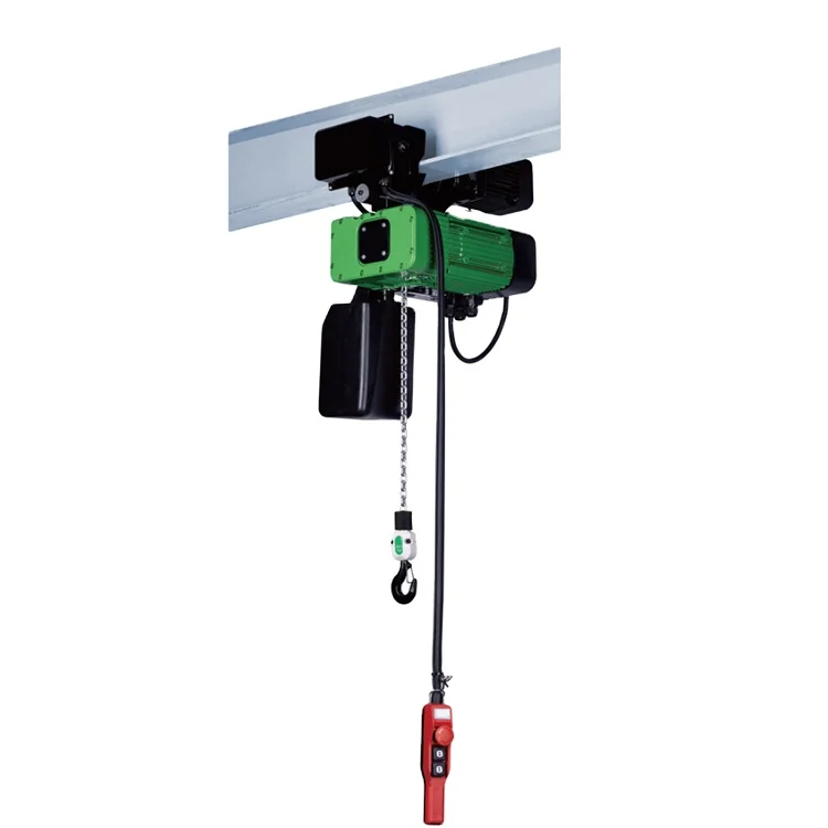 2 Years Warranty Cheap Price 0.125T To 6.3T Electric Chain Hoist With Fixed Type Trolley Type Low-headroom Type