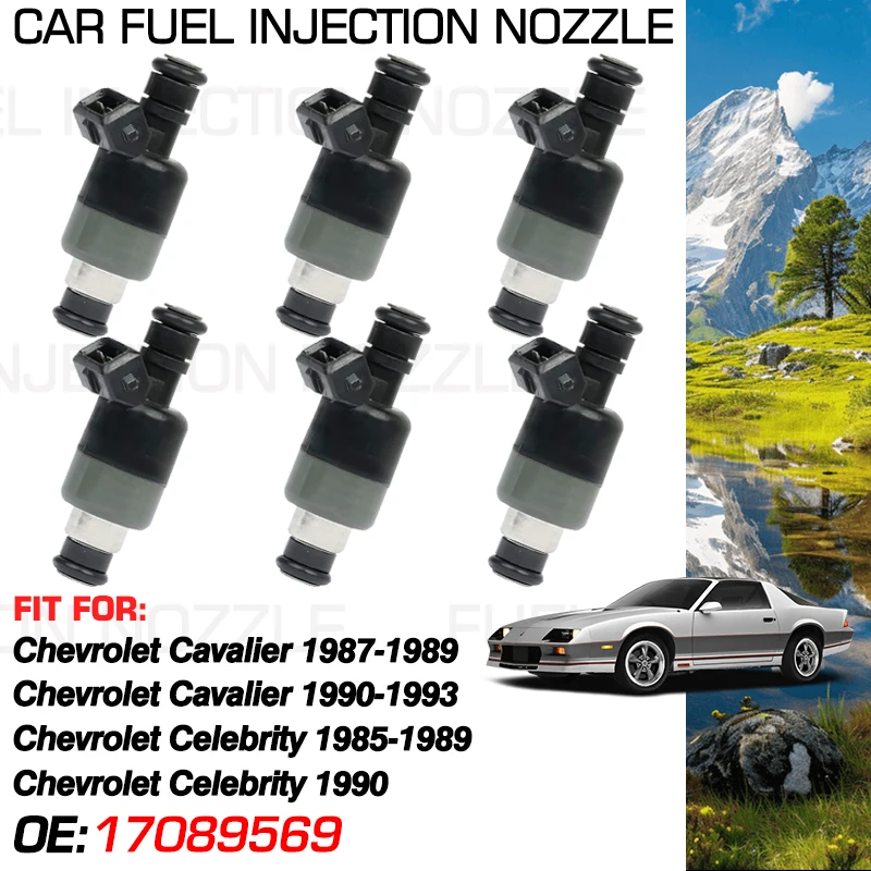 

Car for Chevrolet Cavalier 1987-1993 Chevrolet Celebrity 1985-1989 1990 Accessories Car Fuel Injectors Nozzle Injection 17089569