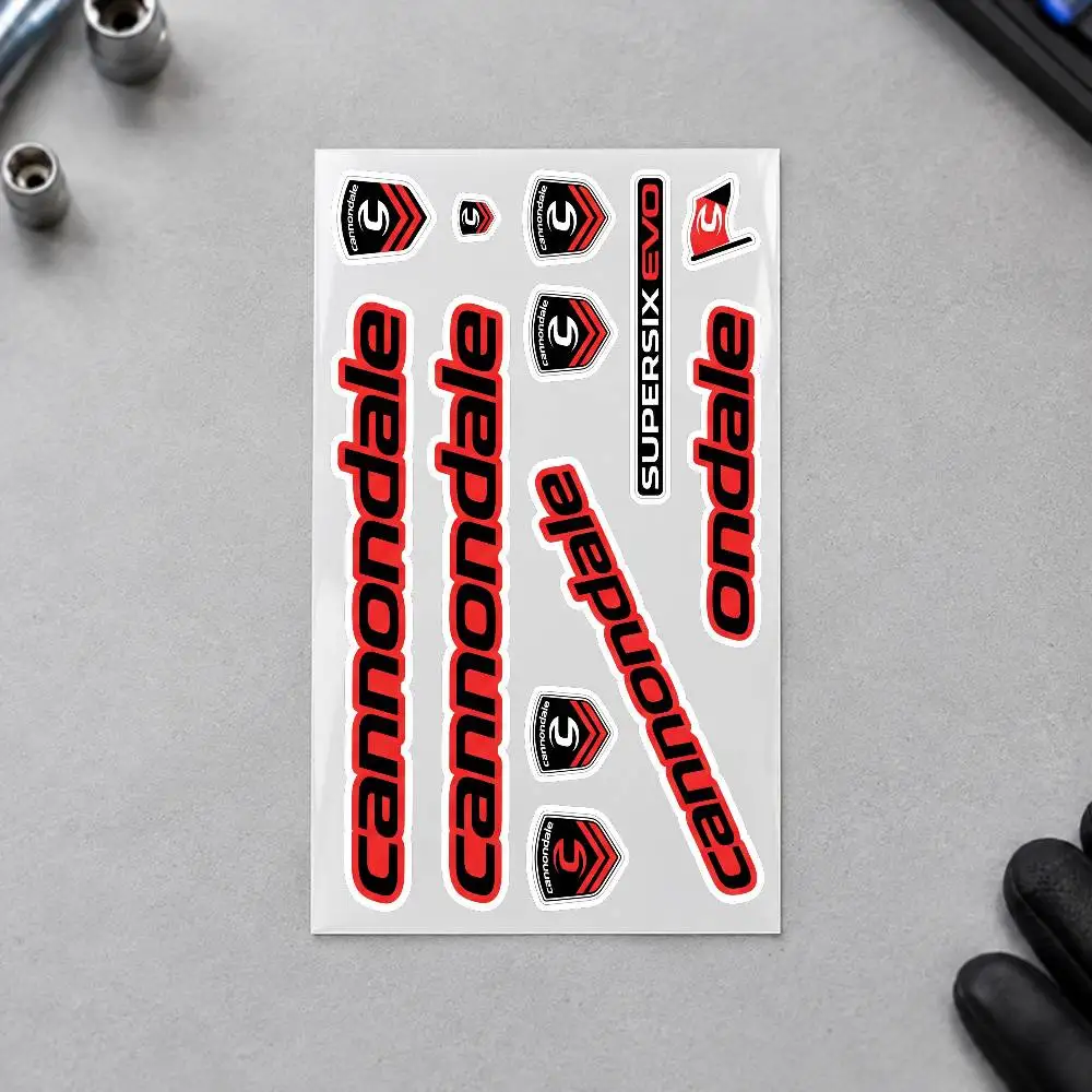 C-Cannondale Custom Motorcycle Sticker Kit Reflective Decal Set For Helmet Tank Fairing Body Graphics