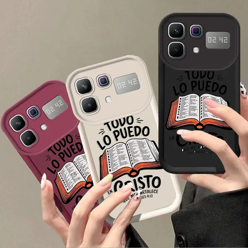 Flexible Silicone Case For Infinix Note 60 Pro Note Edge Protective Cover Shockrpoof Book Print Pattern Funda - view 2