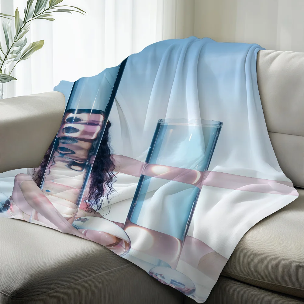 Singer P-Poppy Empty Hands Blanket Suitable For Sofas Beds Offices Cars Outdoor Travel An Ideal Gift For Friends Family