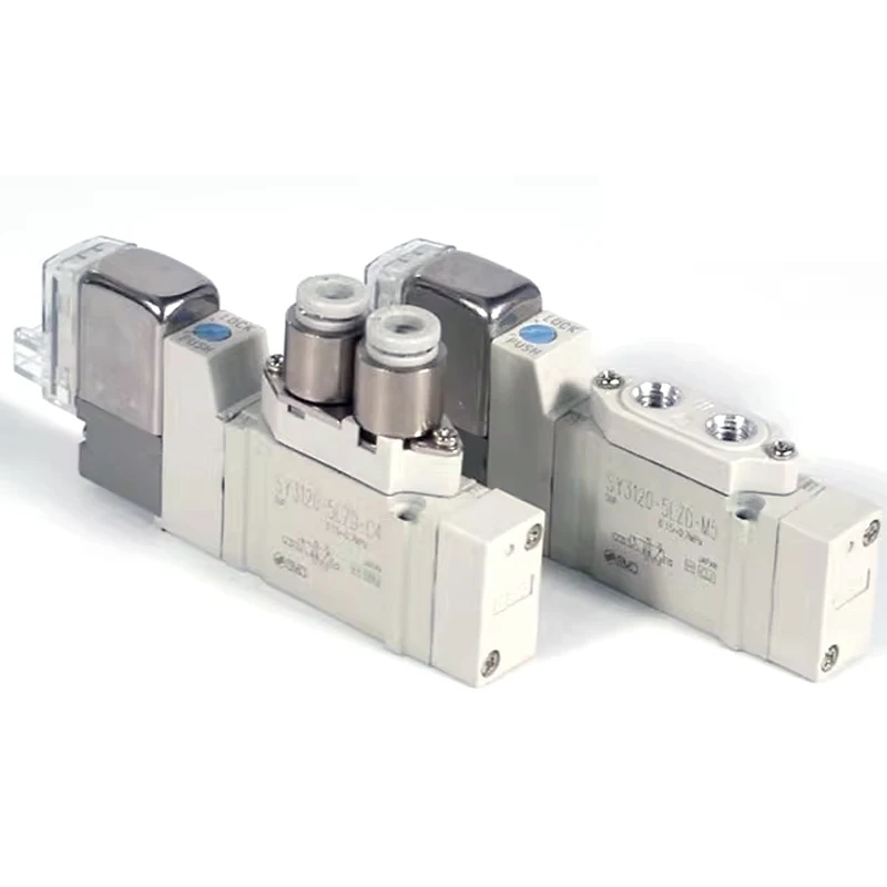 

High Quality SMC Type 5 Port 2 Solenoid Valve SY3120 SY5120 SY7120-4LZD/5LZD/6LZD Normal Close Internal Pilot Automation Valve