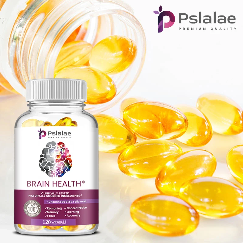 Brain Health Capsules - Enhance Memory and Concentration, Improve Mental Clarity