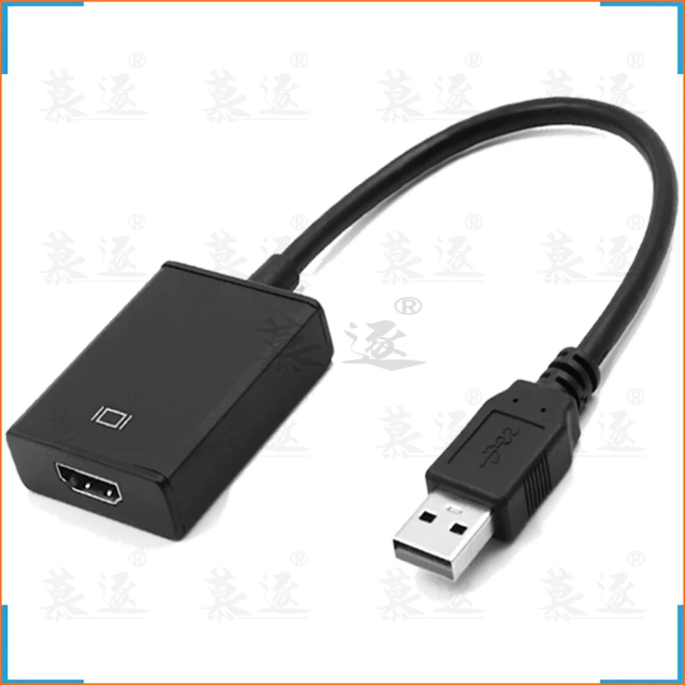 Conversor USB 3.0 para HD Adaptador USB3.0 para HD Cabo multi display Cabo de vídeo HD para PC Notebook Projetor HDTV 1080P