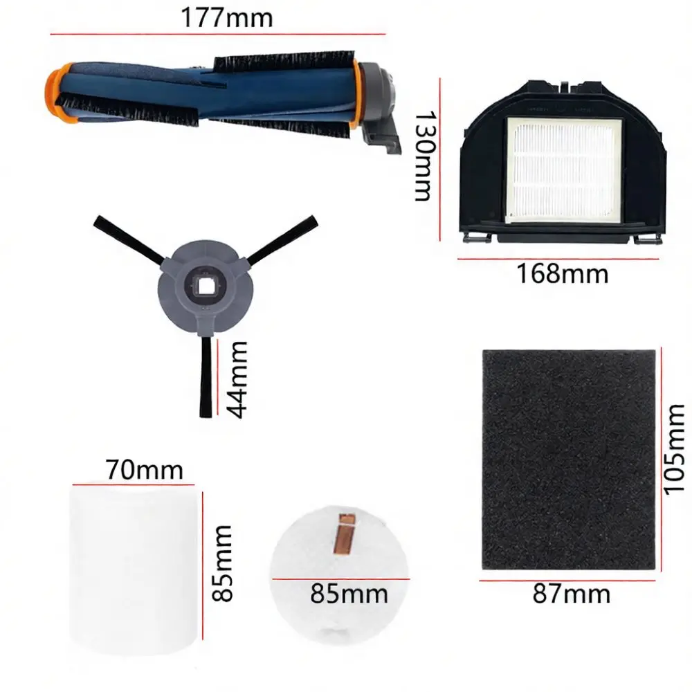 Replacement Brush And Filter Kit Fit For Shark RV2310 RV2310AE Vacuum Cleaner Household Maintenance Accessory Components