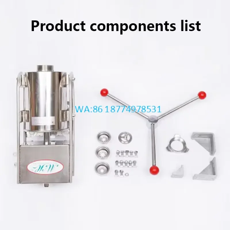 Wmwmnu Manual Churro Maker with Shelf and Four Nozzles High Quality Churros Filler 3L 5L 7L Capacity for Spanish