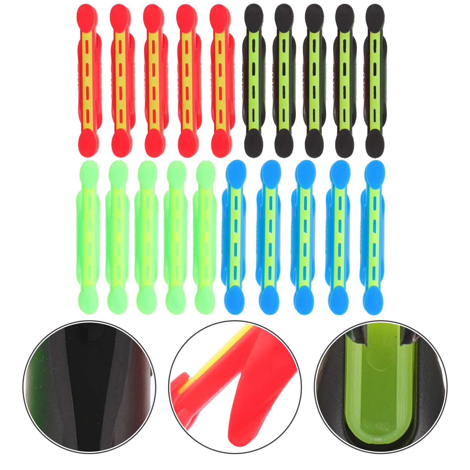 

20pcs Wire Rap Fishing Cord Winding Board Board Line ganizer Cord Winding Thread Holder Fishing Line Keeper Tool Gift