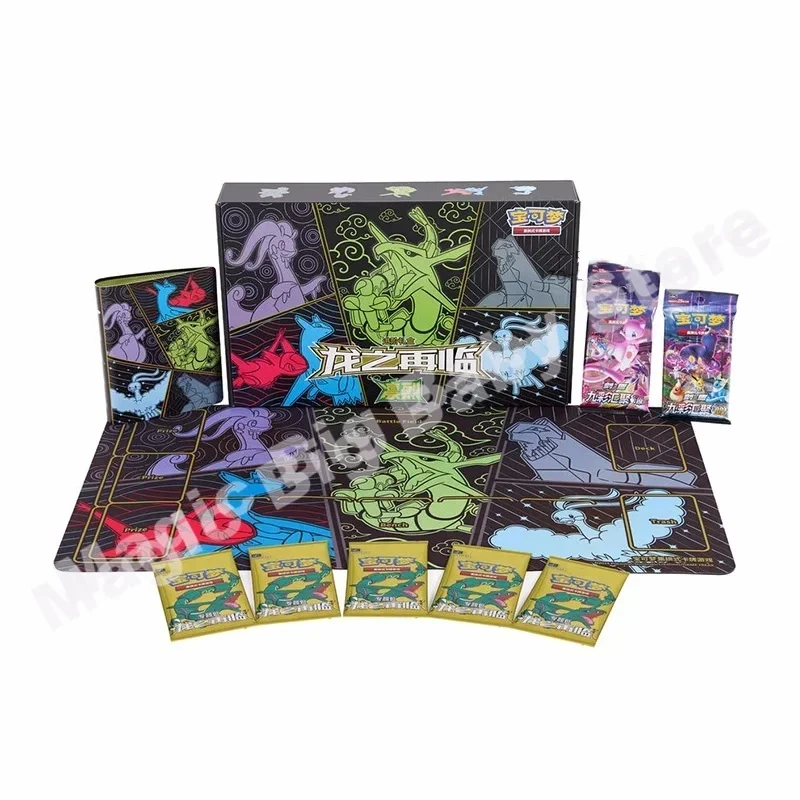 Collect Original PKM Cards Type PTCG Trading Cards Chinese Return of The Dragon Advanced Gift Box Brilliance Gift Box Full Set