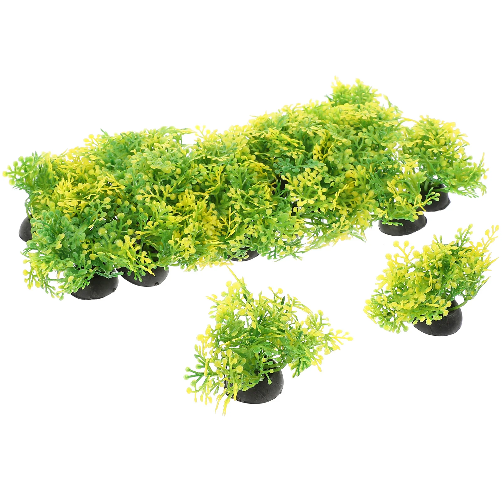

20Pcs Plastic Aquarium Plants Water Grass Decoration Fish Tank Fake Plants Betta Fish Tank Decorations Natural Landscape
