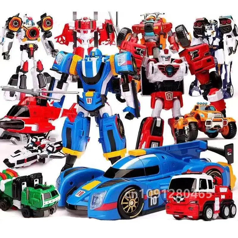 Tobot Galaxy Handles Ectives Action Figure, Master V, UlOscar Leon Rover Combiner Robot, Mecha Car, Plane, ABS Transformation Model Toys