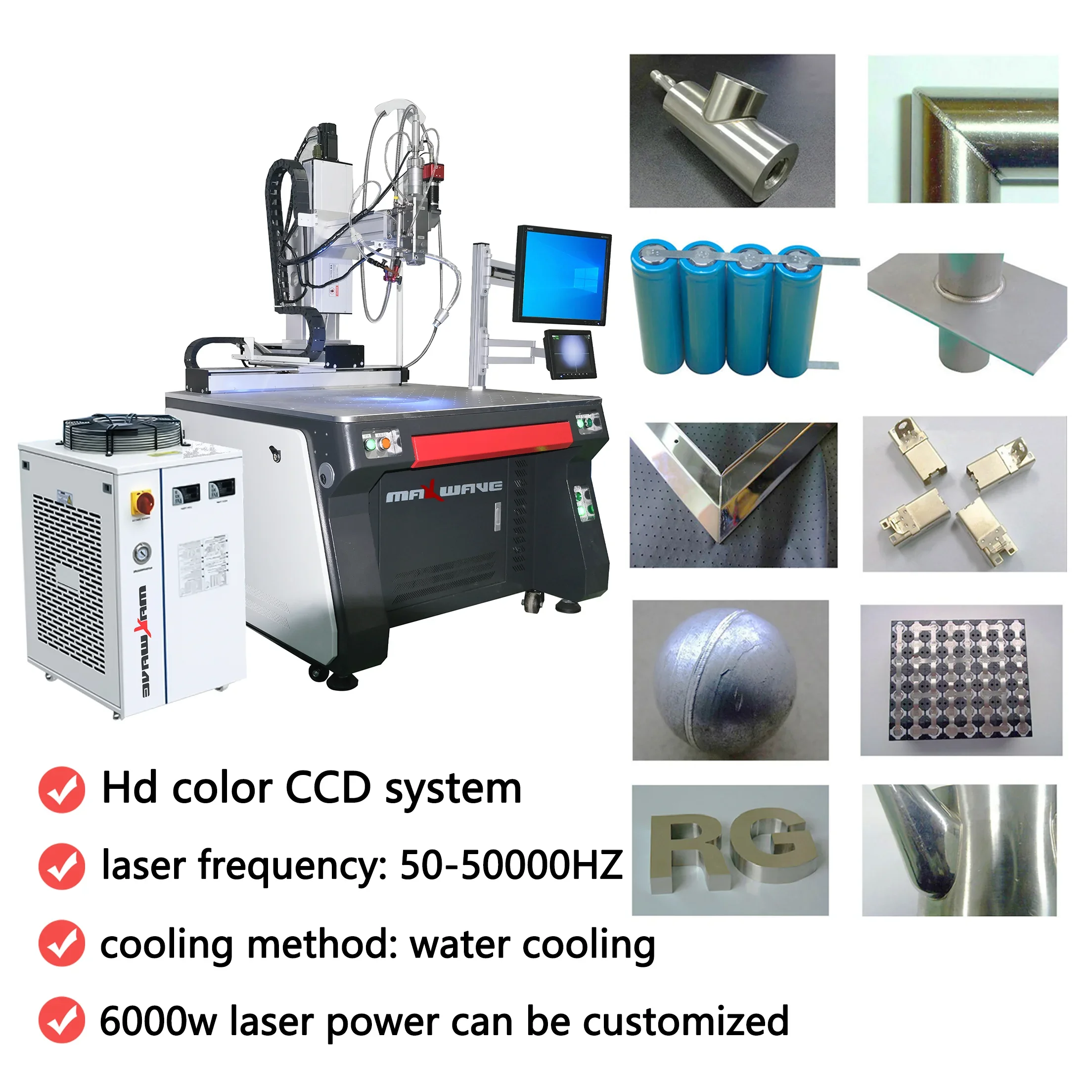 Optical fiber automatic welding machine welding robot High Precision YAG Spot Automatic Aluminum Continuous Fiber Laser Welding