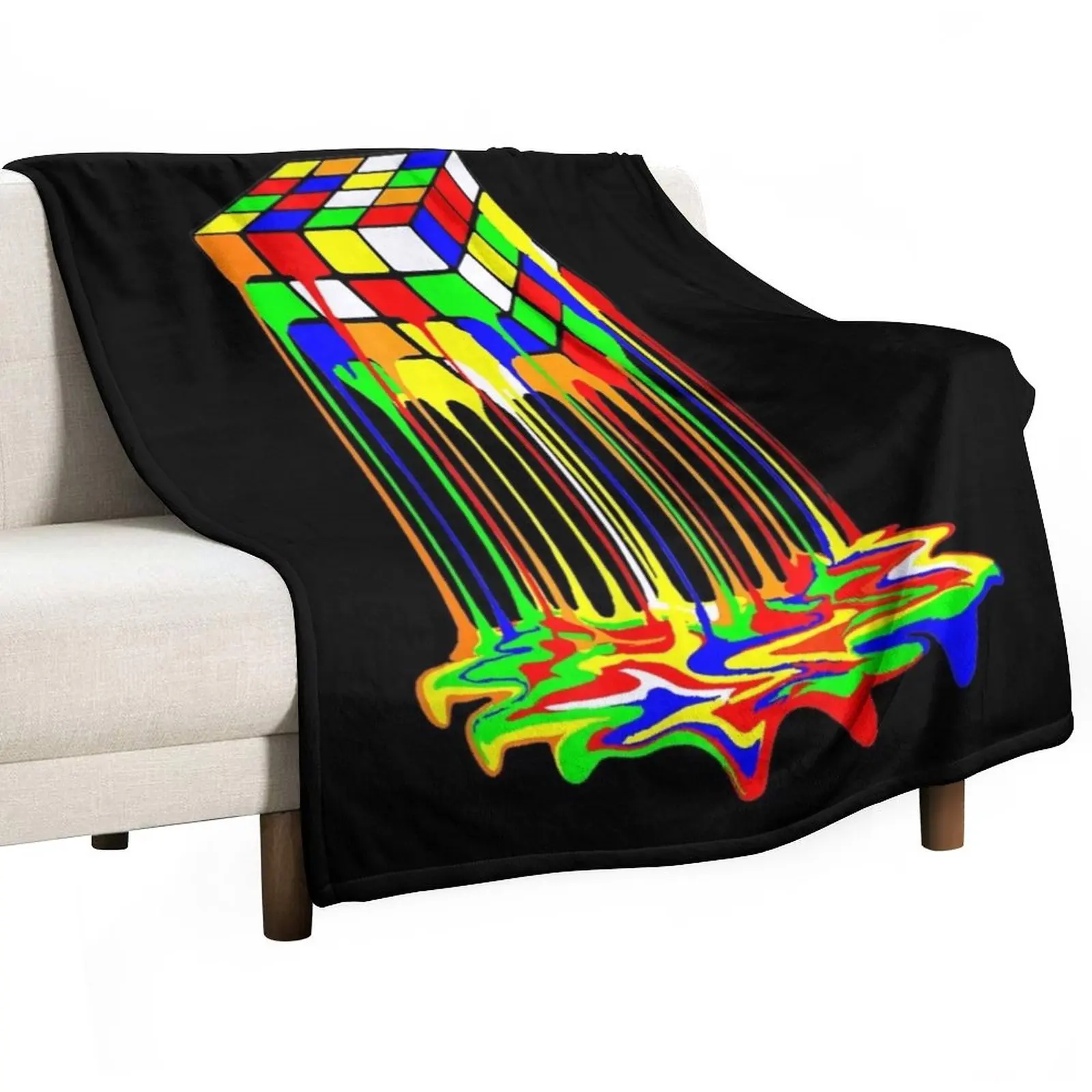 

Cube Colorful Awesome Graphic Throw Blanket Furry Blanket Picnic Blanket Quilt Blanket Camping Blanket