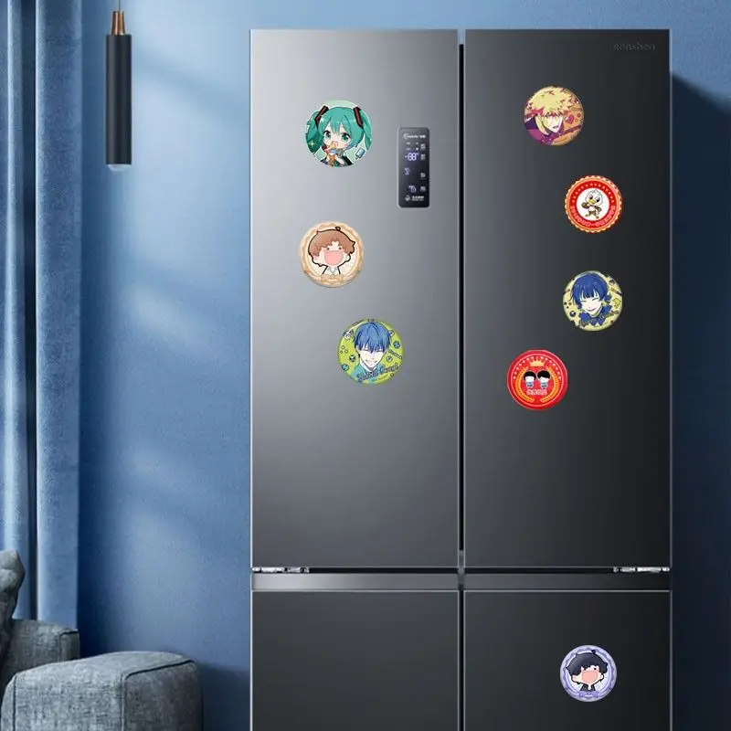 DIY photo customized refrigerator magnet personalized magnet customized round family couple baby metal magnet gift DZ