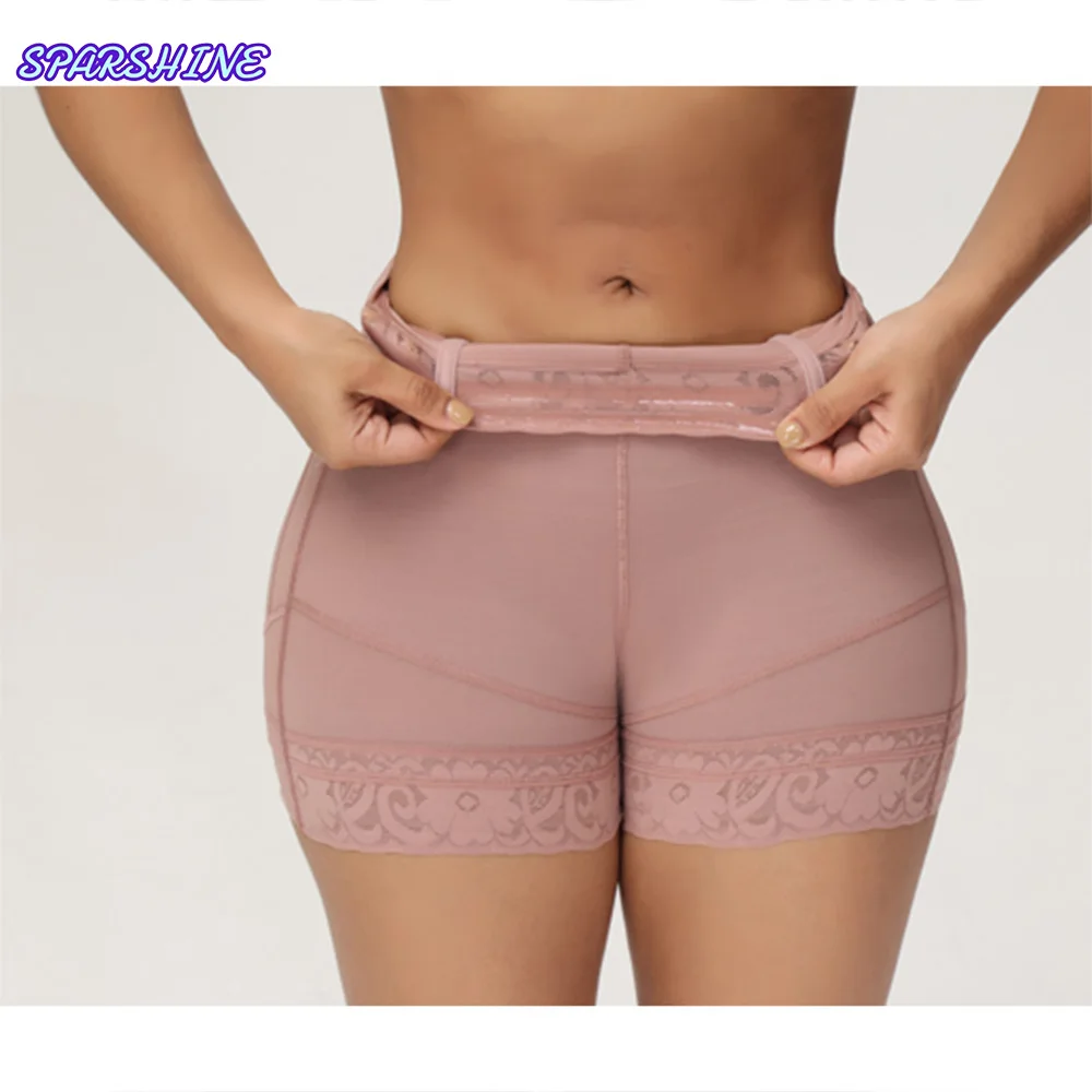 fajas Lace low waisted seamless hip lifting shorts Women Sexy Booty Tummy Control Gym Leggings Butt Lifter Shapewear Shorts