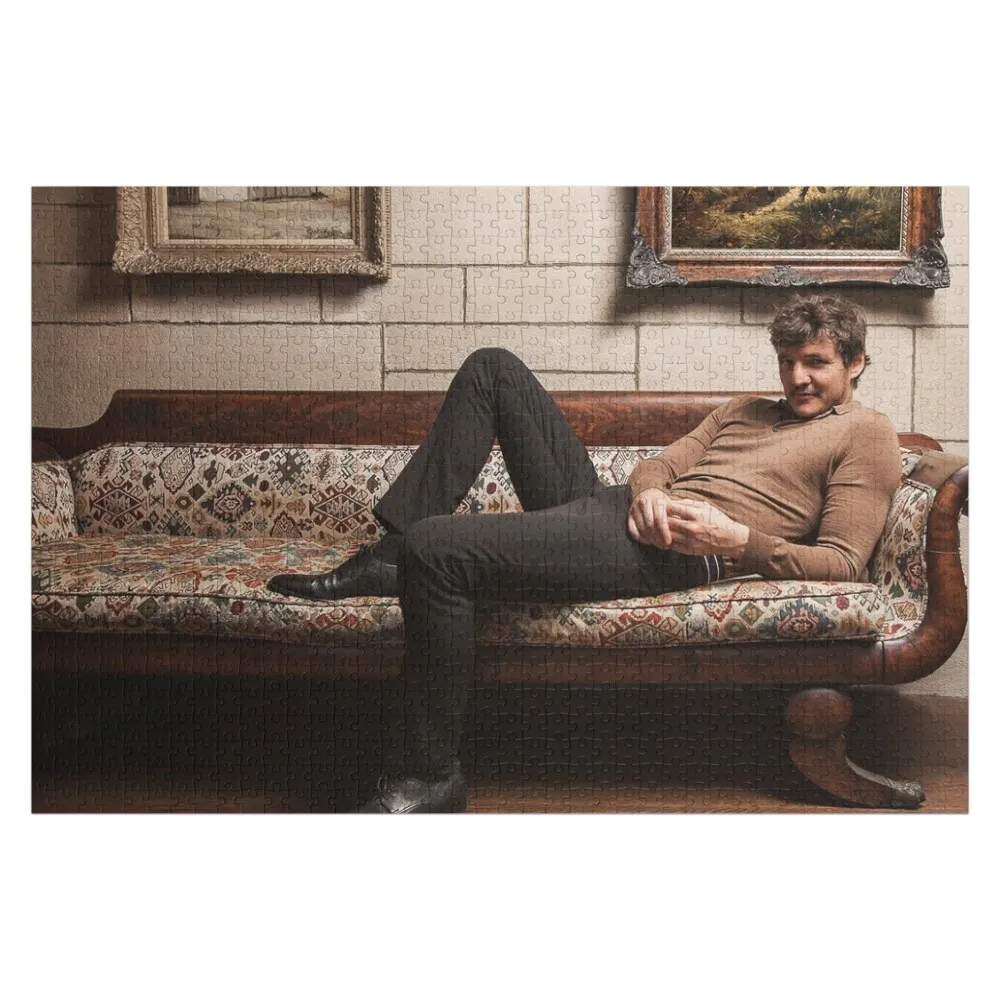 Pedro Pascal Jigsaw Puzzle Personalized Gift Married Personalized Baby Object With Photo Wooden Compositions For Children Puzzle