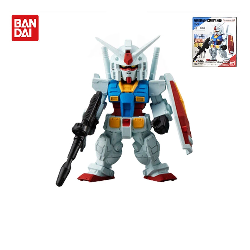 Bandai Original GUNDAM juego de animación juguetes periféricos FW26 RX-78 Zaku GM INFINITE Justice Anime colección de figuras en miniatura de acción