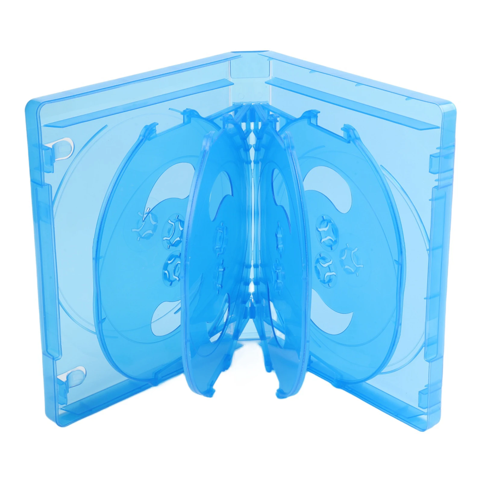  10 Discs CD Storage Box Blu-ray- Replacement Game Cases Protective Box CD DVD Disc Protective Storage Box Organizer