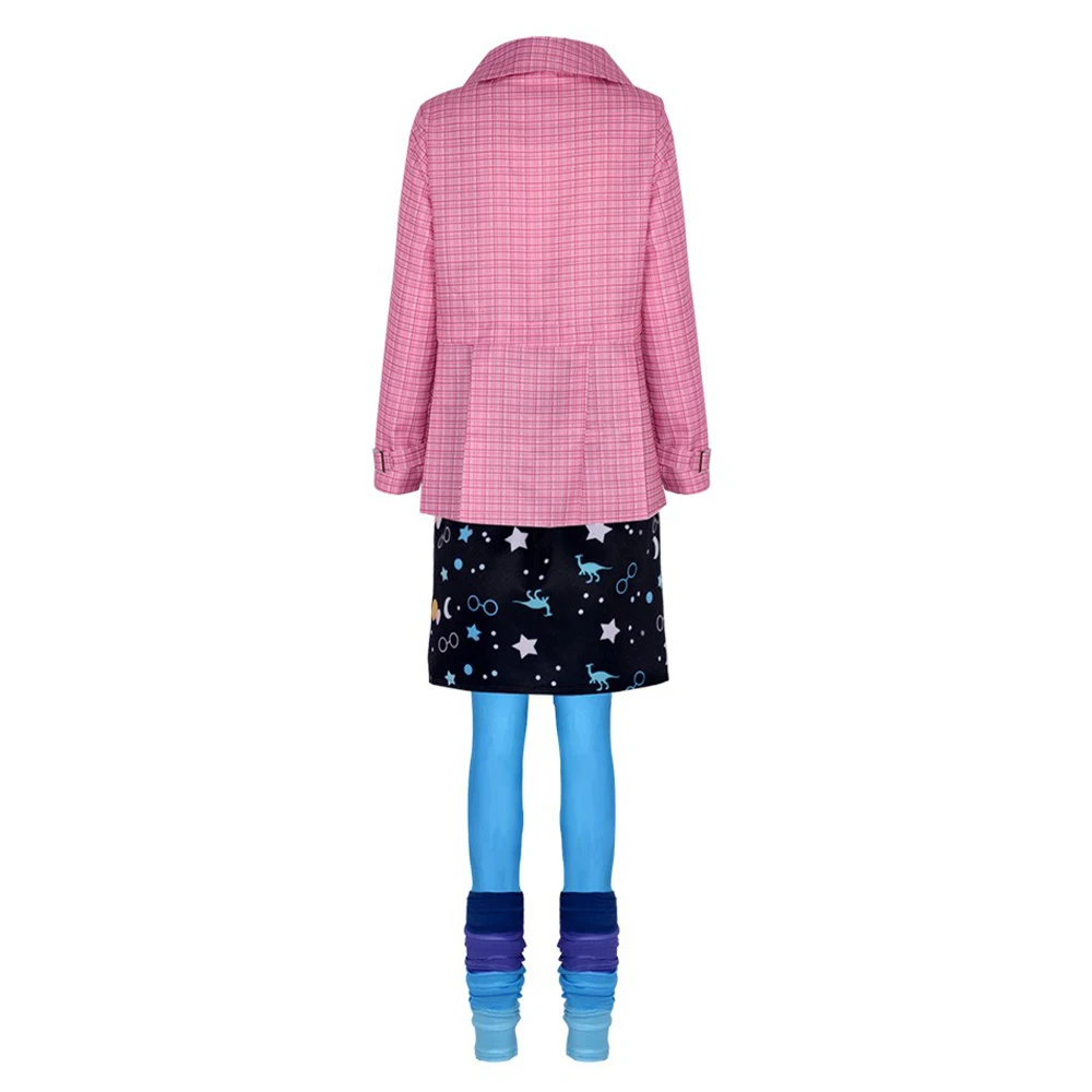 Disguise Luna Cosplay Costume Eyewear Lovegood Uniform Coat Skirt Pants Women Clothing Outfits Halloween Carnival Dress Up Suit view 4