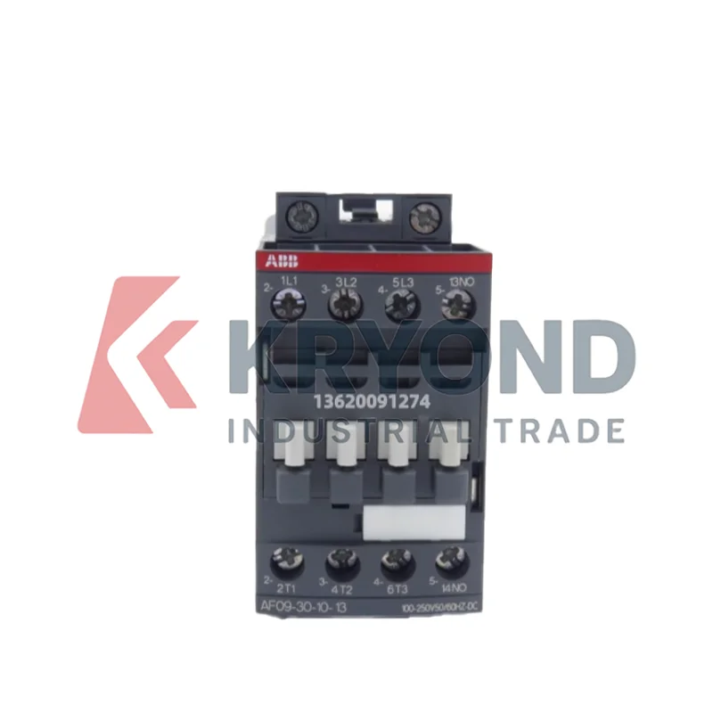 ABB AF09-30-10 Contactor Three Pole Control Relay for Motor Protection Industrial Automation and Power Distribution Applications