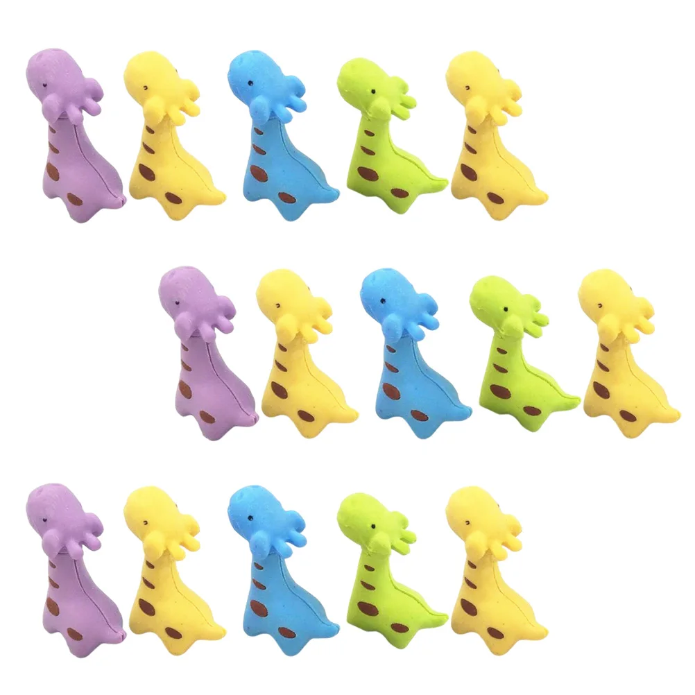 

15 Pcs Animal Eraser Kneaded Erasers Educational Toddlers Mini Cute Stationary for Kids Cartoon Colorful Kawaii Toy
