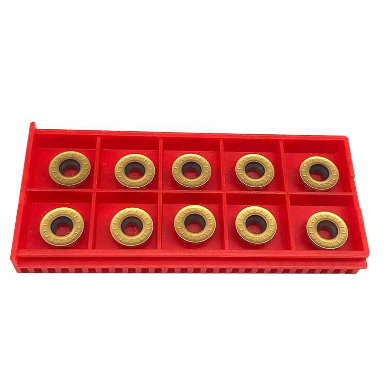Spezielle Runde Stahleinsätze R5 R6 CNC-Einsätze RPMT1204MO RPMT1003MO Hartmetall-Fräseinsätze – Detail 6
