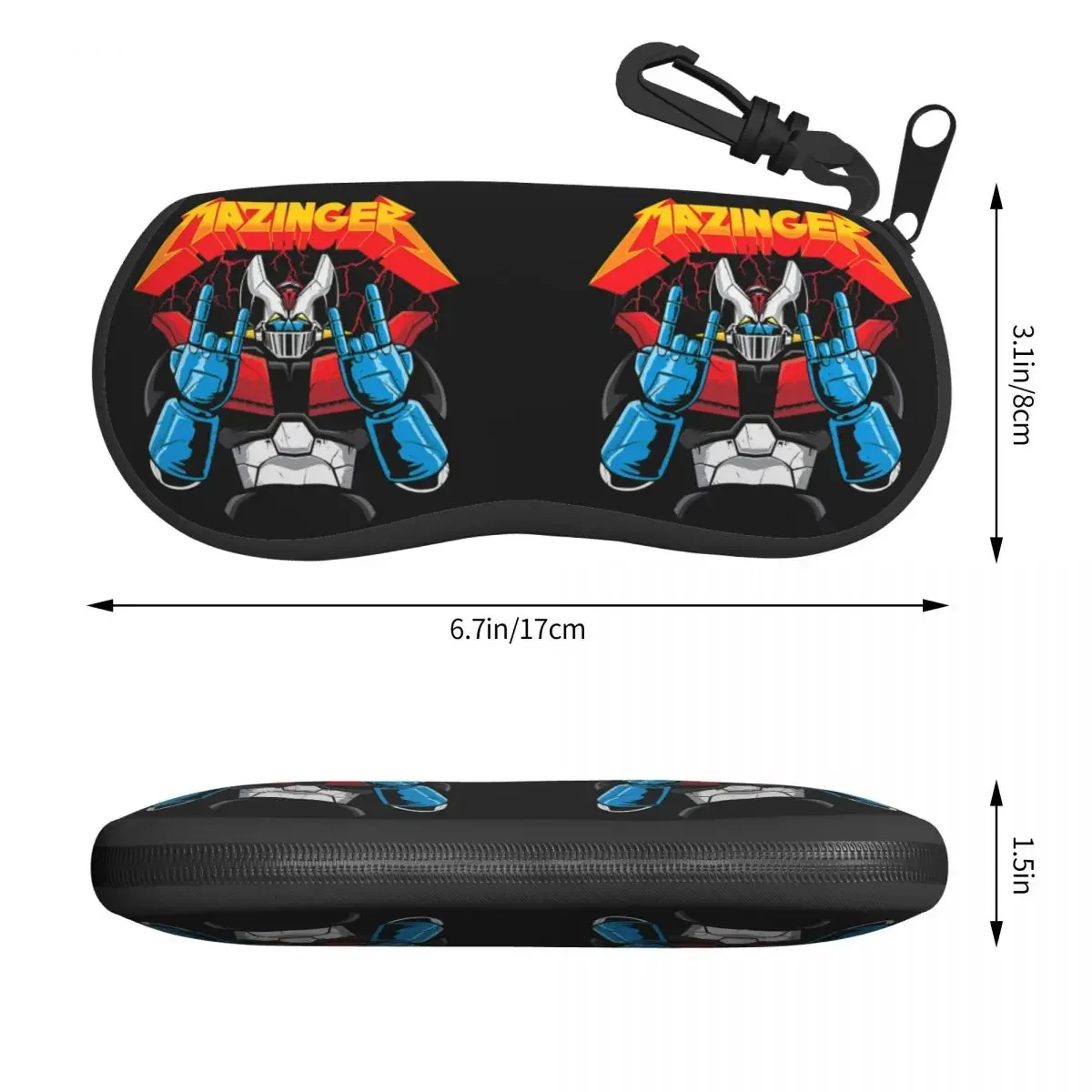 Z Shell Eyeglasses Case Women Men Cool UFO Robot Anime Glasses  Sunglasses Box Pouch