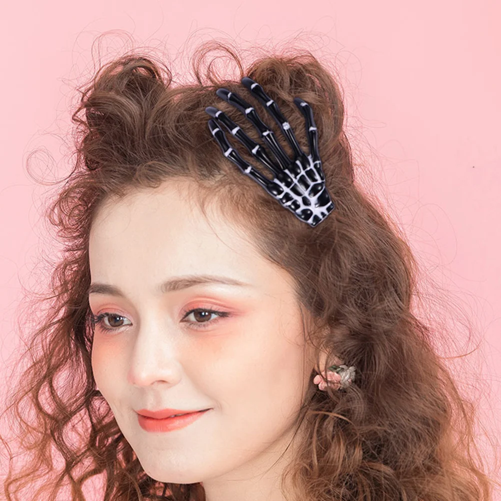 

12 шт., светящиеся в темноте заколки для волос, заколки на Хэллоуин для женщин, готические аксессуары для волос, жуткие украшения для вечеринок, уникальные