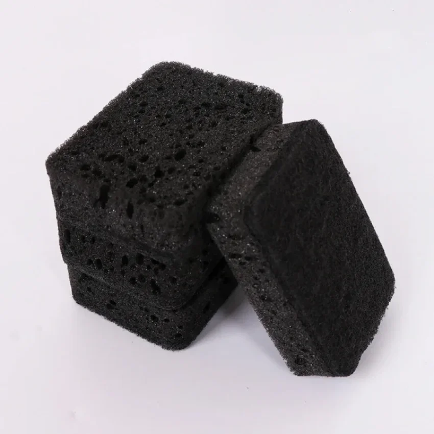 

12pcs Durable Polyurethane Cleaning Sponges – Versatile Scrubbing Pads for Kitchen, Bathroom, Bedroom, Walls – Black Algae