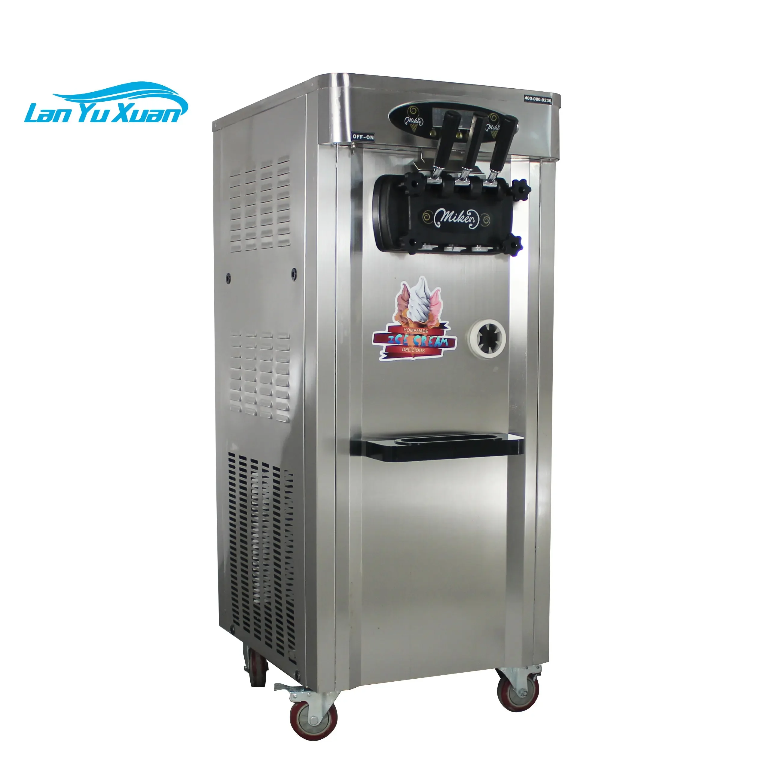 Astar Cheap Price Commercial 3 Flavor Soft Ice Cream Machine 20L Making