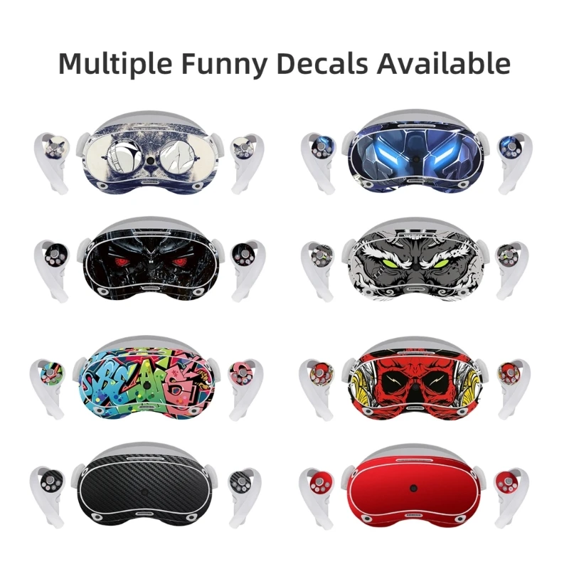 VR نظارات الجلد ملصق ل بيكو 4 سماعات VR نظارات واقية ملصق لاصق لامع ورائع مكافحة القذرة ملصقات مصورة الجلد الإكسسوار