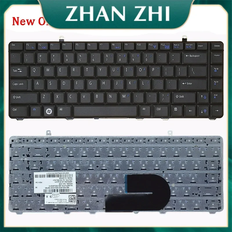 New Laptop Keyboard Compatible for DELL Vostro A840 A860 PP37 PP38L 1014 1015 1088