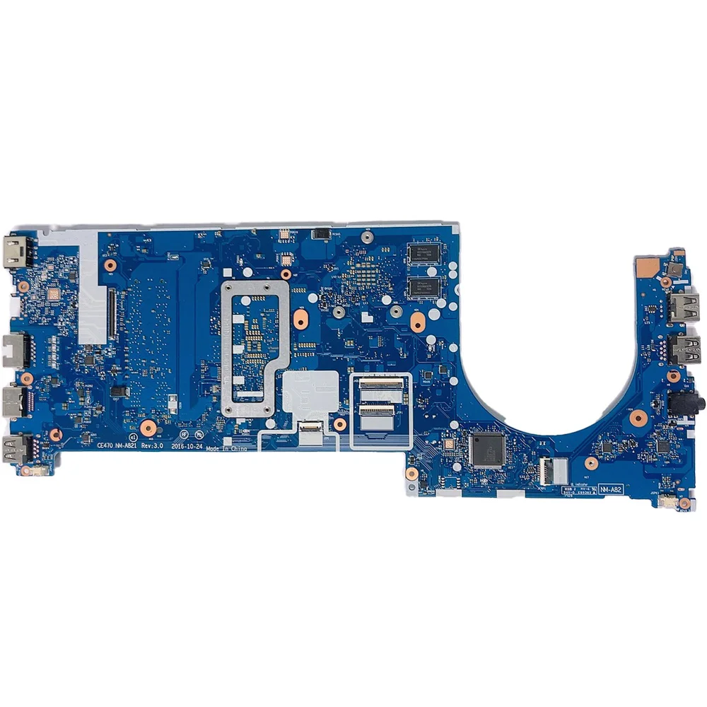 Laptop Motherboard For Lenovo ThinkPad E470 E470C Motherboard NM-A821 CPU：I5-7200U I7-7500U UMA FRU:01EN245 01LV754 01YT084