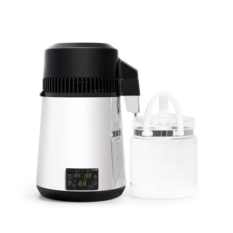 New Design Benchtop Alcohol Distiller with Timing Dual Temperature Display for Laboratory Distillation Experiment
