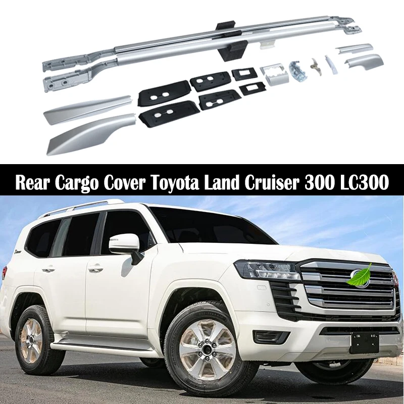 Roof Rack For Toyota Land Cruiser 300 LC300 2022 Rails Bar Luggage Carrier Bars top Cross bar Rack Rail Boxes