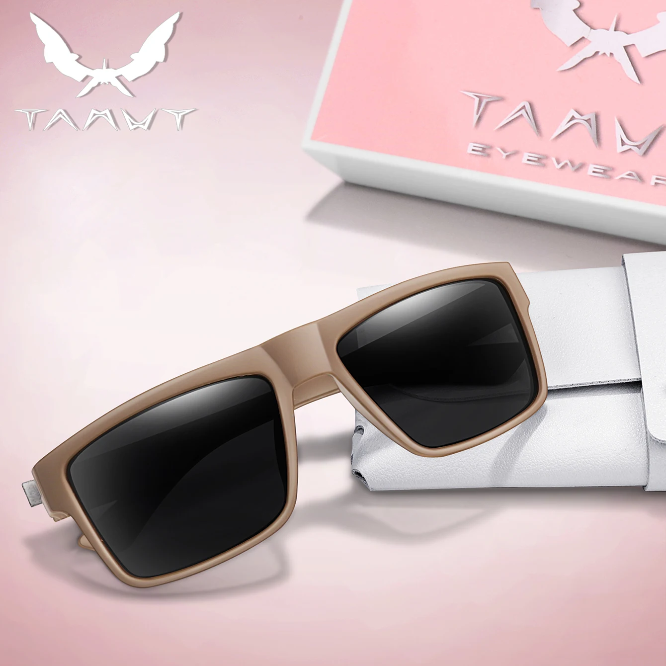 Polarisierte Sonnenbrille für Männer und Frauen, Marke, trendige Brillen, Unisex, Vintage, Motorrad, Fahren, Angeln, Reisen, Sonnenbrillen mit Box – Detail 1