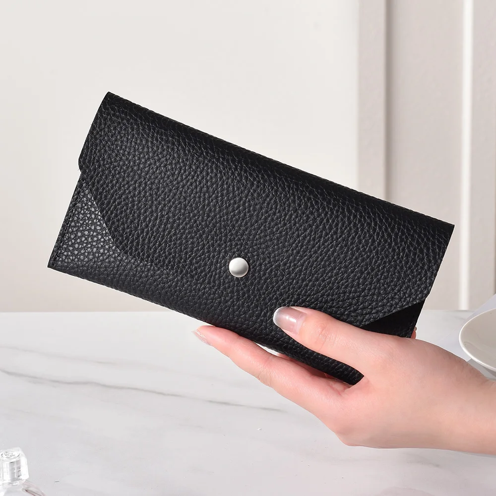 

Women's Wallet New Design Fashion Long Women's Wallet PU Leather Ultra-thin Purse Simple Style Women's Wallet