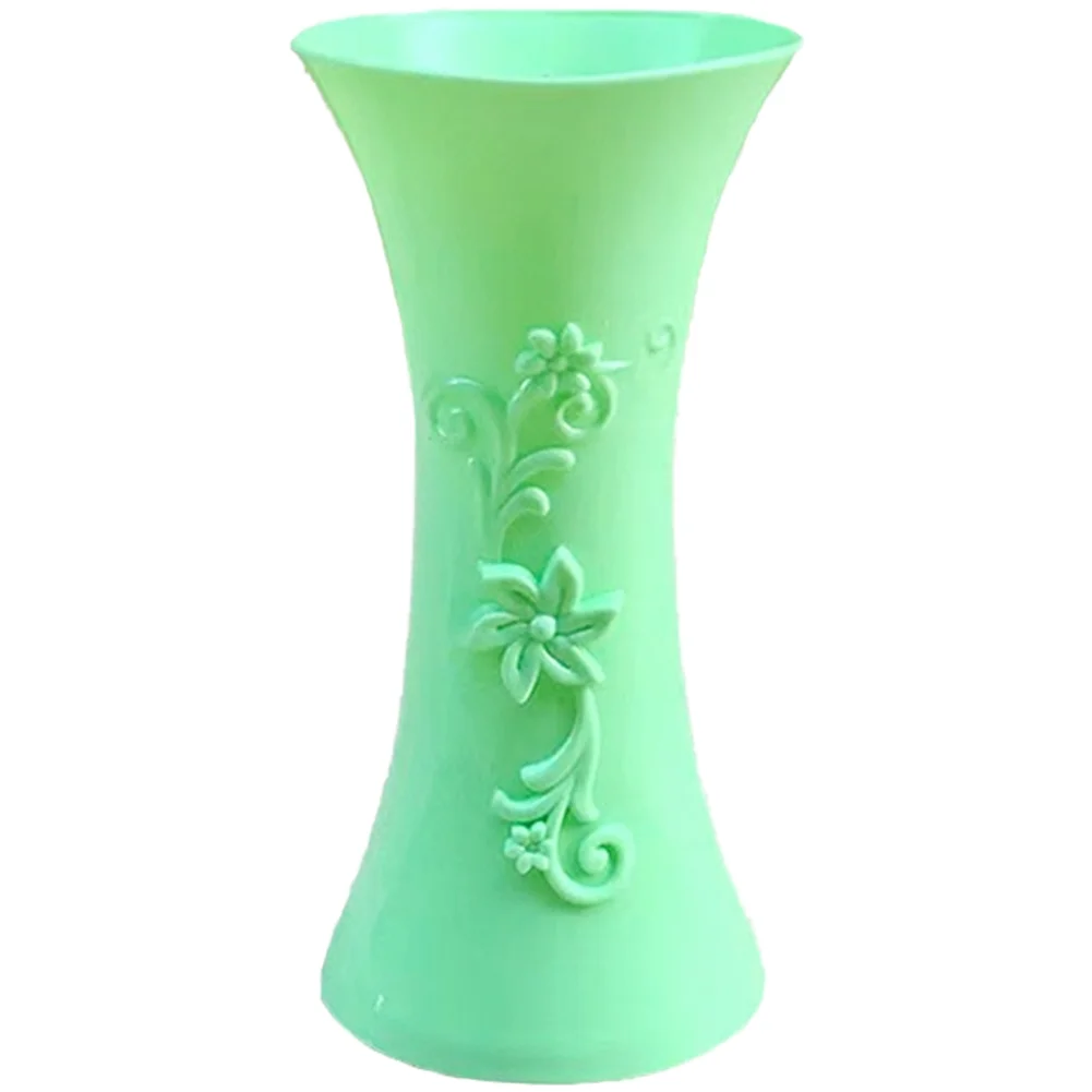 Modern Vase Geometric Decor Living Room Lightweight Sturdy Construction Smooth Finish Contemporary Geometric Shape
