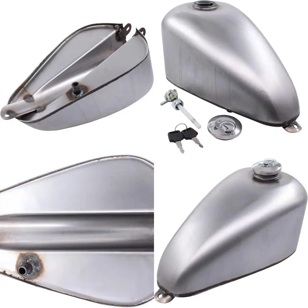 

Газовый топливный бак 1,5 галлона, 5 л для Sportster Ironhead Bobber для Harley Sportster Ironhead Bobber 1955-1978 гг.
