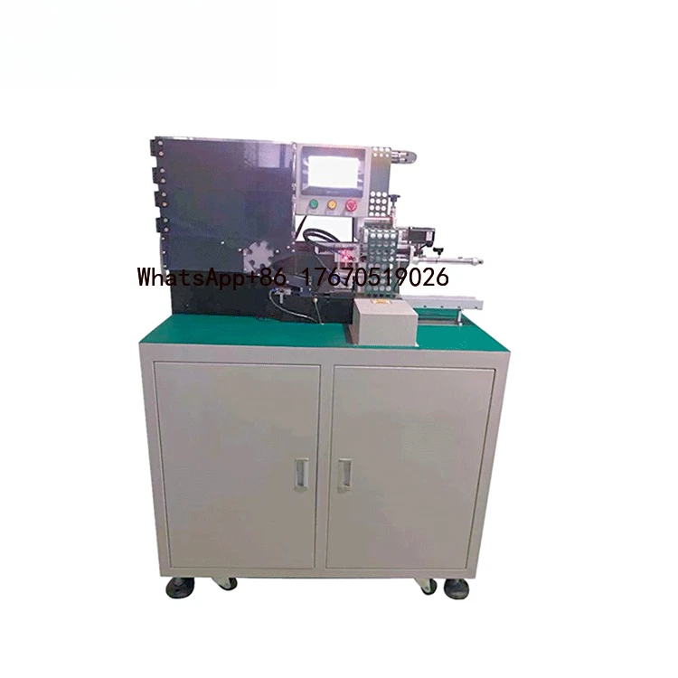 TMAX Automatic Cylinder Battery Pack Sticking Insulation Paper Pasting Machine for 32650 18650 21700 Cylindrical Cell